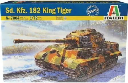 Italeri 7004 1/72 King Tiger Tank Model Kit
