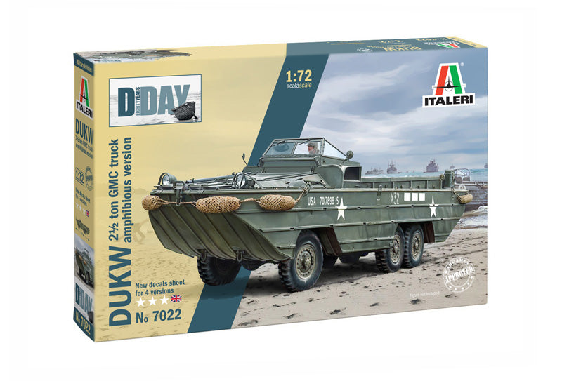 Italeri 7022 1/72 DUKW 2.5t Truck 80th Anniversary of D Day Model Kit