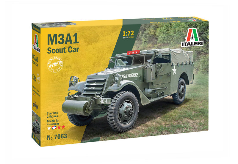 Italeri 7063 1/72 M3A1 Scout Car Model Kit