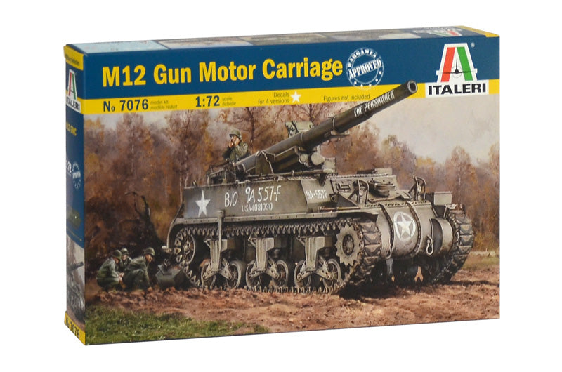 Italeri 7076 1/72 M12 Gun Motor Carriage Model Kit