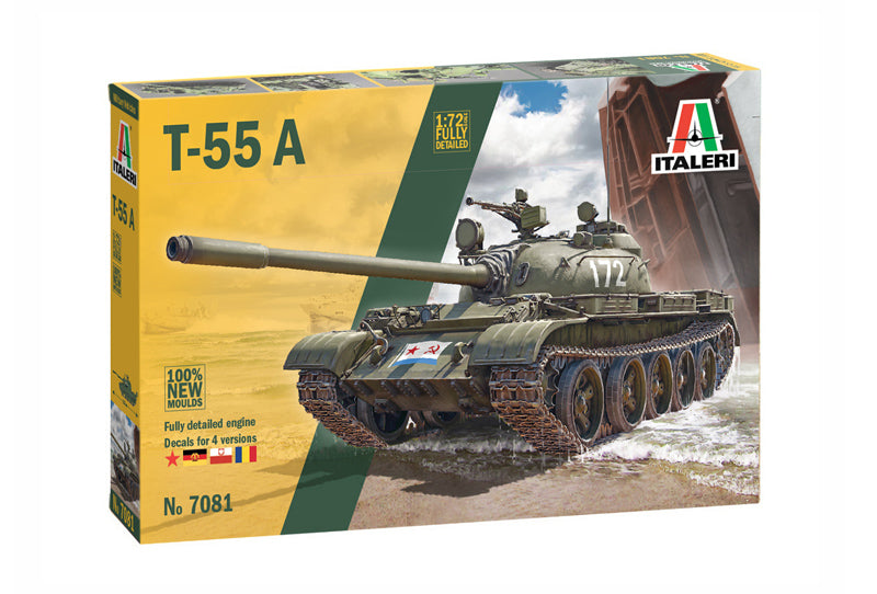 Italeri 7081 1/72 T-55 Main Battle Tank Model Kit