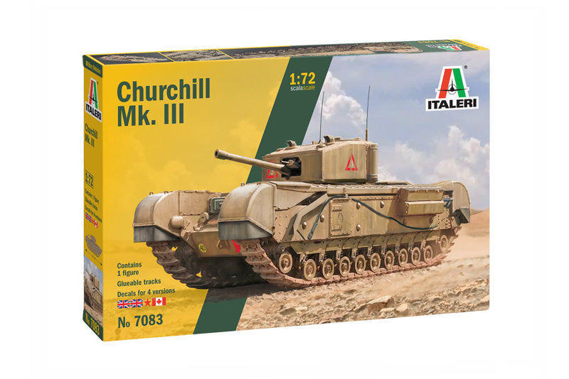 Italeri 7083 1/72 Churchill Mk.III Tank Model Kit