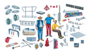 ITALERI 720 1/24 Truck Accessories with 3 Figures Model Kit