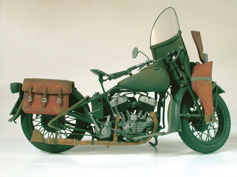 Italeri 7401 1/9 US Army WWII Model Motorcycle Kit