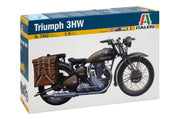 Italeri 7402 1/9 WWII Triumph 3WH Military Model Motorcycle Kit