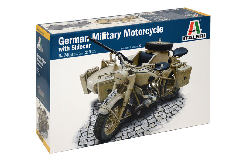 Italeri 7403 1/9 BMW R75 with Sidecar Model Motorcycle Kit