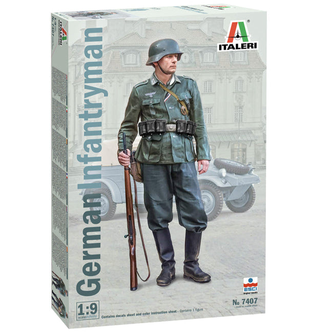 Italeri 7407 1/9 German Infantryman Figure Kit