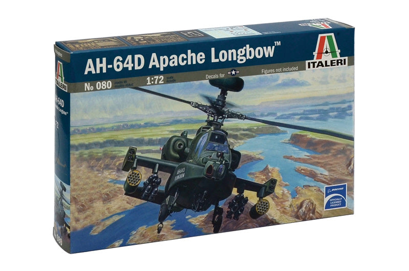 Italeri 80 1/72 AH-64D Apache Longbow Helicopter Model Kit