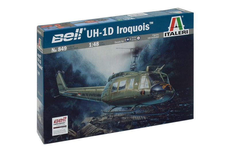 Italeri 849 1/48 UH-1D Iroquois Helicopter Model Kit
