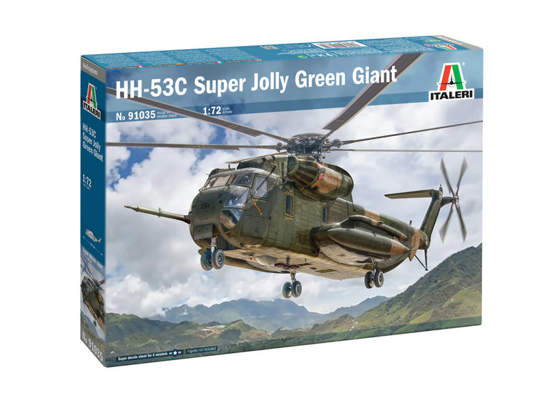 Italeri 91035 1/72 Sikorsky HH-53C Super Jolly Green Giant Model Helicopter Kit