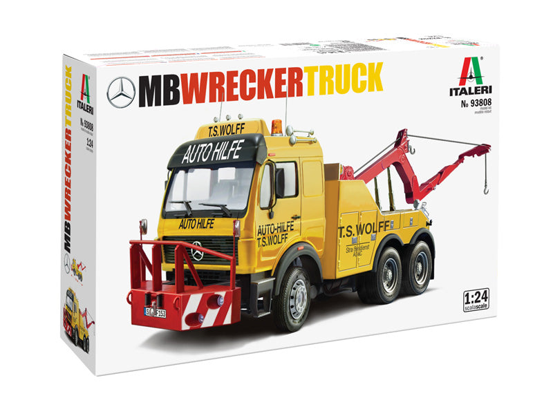 Italeri 93808 1/24 Mercedes-Benz Wrecker Truck Model Kit