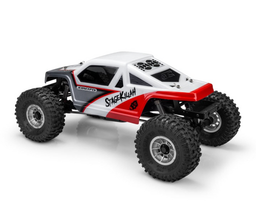 J Concepts 0609 Stage Killah Clear Rock Crawler Body for 12.3" Wheelbase