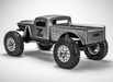 J Concepts 0666 The Forge 1/10 Rock Crawler Pre-Trimmed Body 12.3" Clear