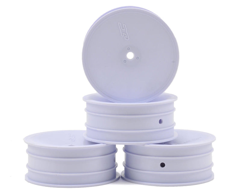 J Concepts 3347W White Mono 2.2" Front Buggy Wheels with 12mm Hex 4 Pack