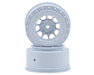 J Concepts 3351W White Hazard 2.2/3.0" 2WD Slash Rear (4x4 F/R) Wheels Hex 1 Pair