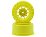 J Concepts 3351Y Yellow Hazard 2.2/3.0" 2WD Slash Rear (4x4 F/R) Wheels Hex 1 Pair