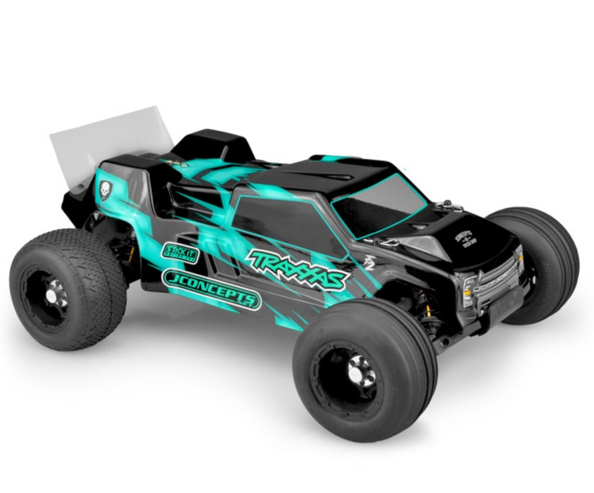 J Concepts 374 F2 Rustler VXL Body W/ Rear Spoiler