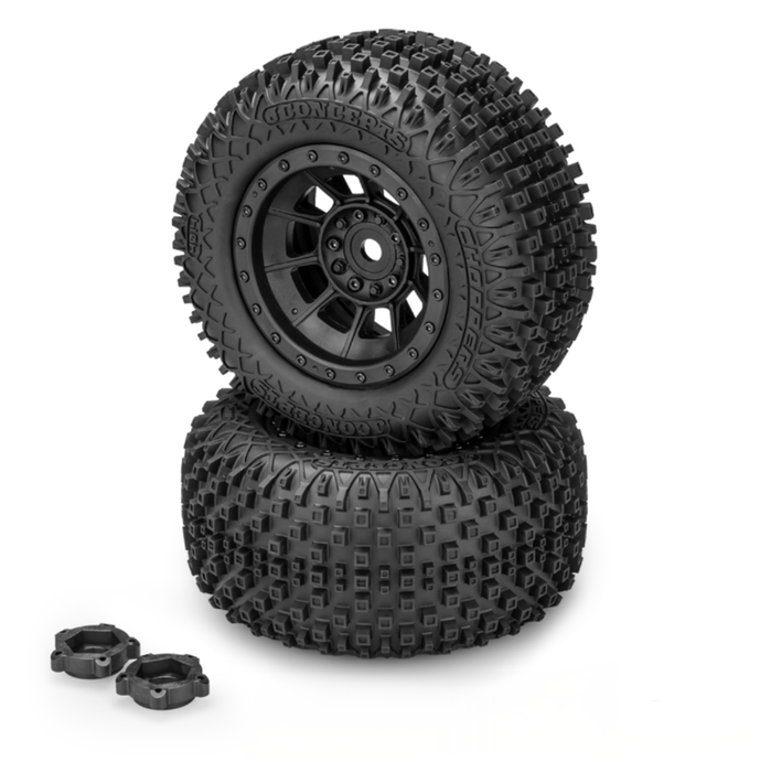 J Concepts 4014-3994 Choppers Tires on Wheels Fits Traxxas X-Maxx, XRT, and Arrma Kraton 8 (1 Pair)