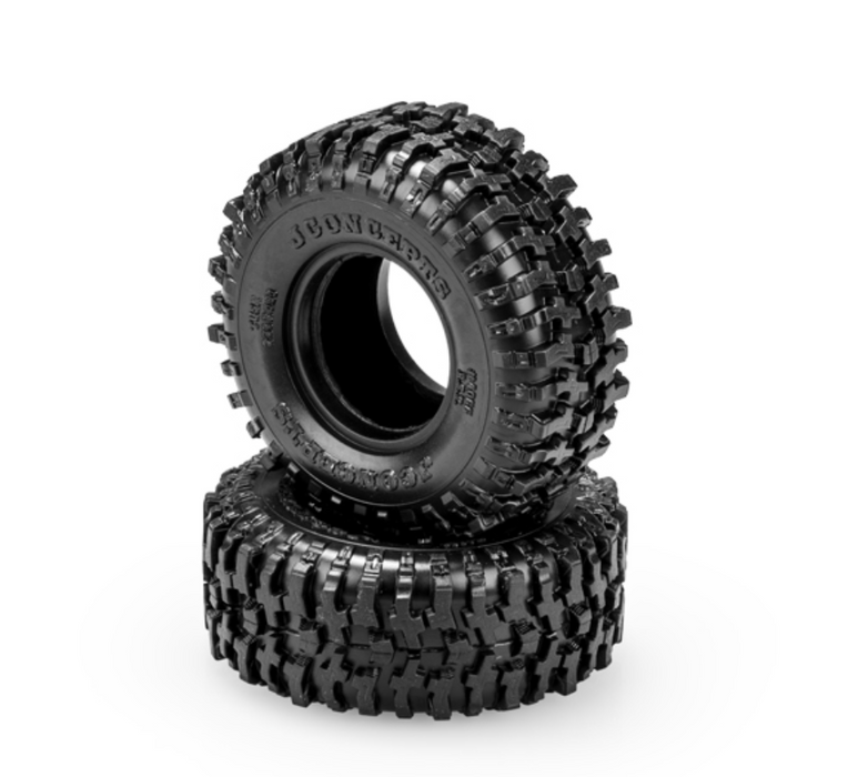 J Concepts 4066-02 Megalithic 1.0" Crawler Tires Green Compound (2 Pack)