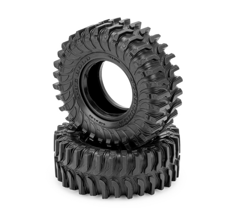 J Concepts 4103-02 1.9" The Hold Green Compound Rock Crawler Tires with 4.19in OD (1 Pair)