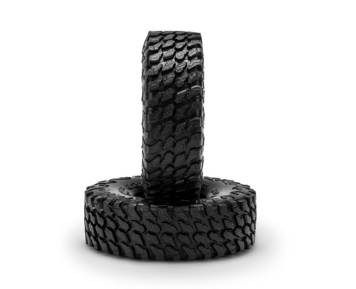 J Concepts 4129-02 Bossman 1.0" Micro Crawler Tires 63mm OD Green 2 Pack