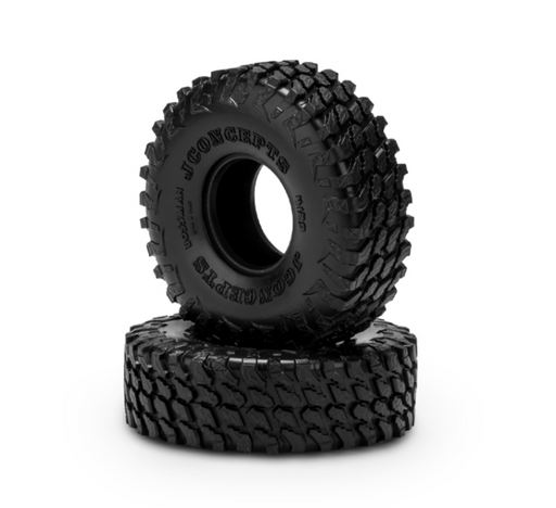 J Concepts 4129-02 Bossman 1.0" Micro Crawler Tires 63mm OD Green 2 Pack