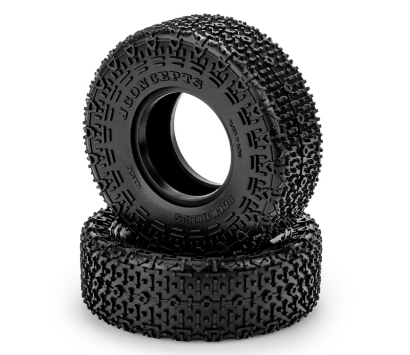 JConcepts 4156-02 1.9" Rock Bumps (4.25" OD) Green Compound Crawler Tires (2 Pack)