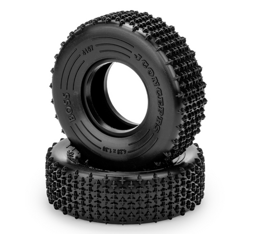 JConcepts 4157-02 1.9" Boss (4.25" OD) Green Compound Crawler Tires (2 Pack
