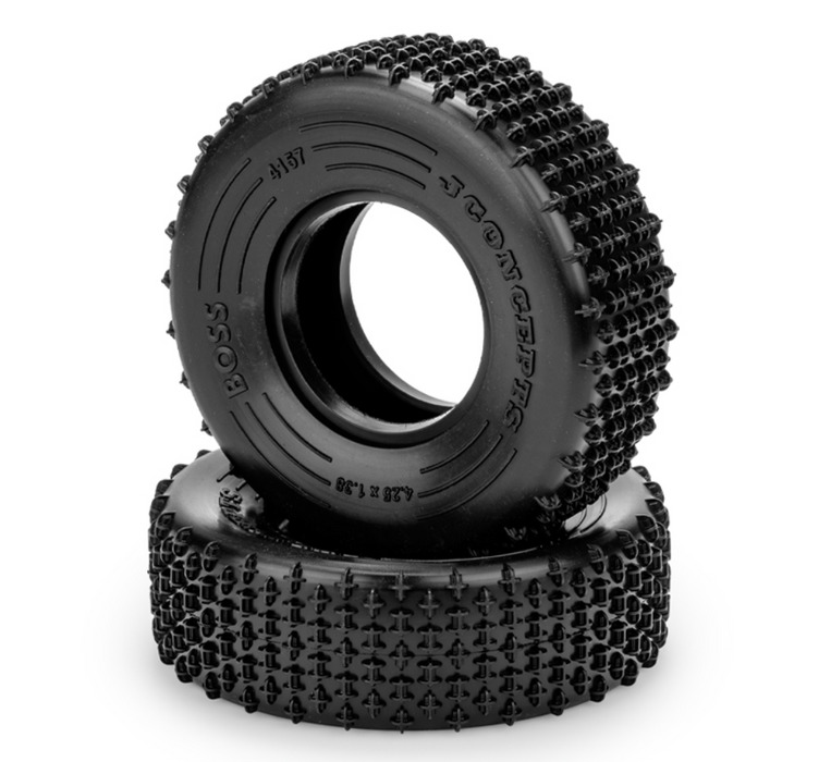 JConcepts 4157-02 1.9" Boss (4.25" OD) Green Compound Crawler Tires (2 Pack