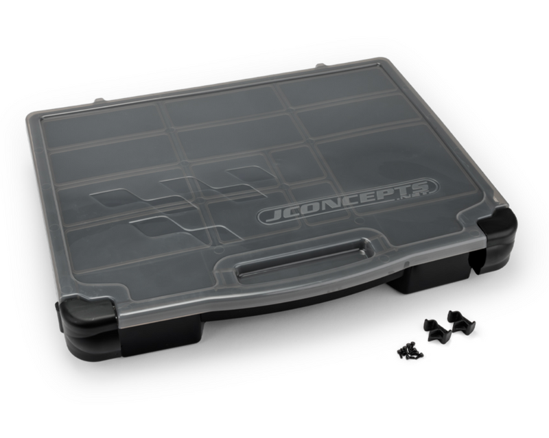 J Concepts 5128-28 Black/Gray Smoke Parts Box