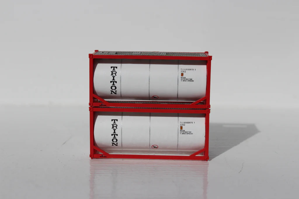 Jacksonville Terminal Co. 205208 TRITON 20′ Standard Tank Container (2 Pack)