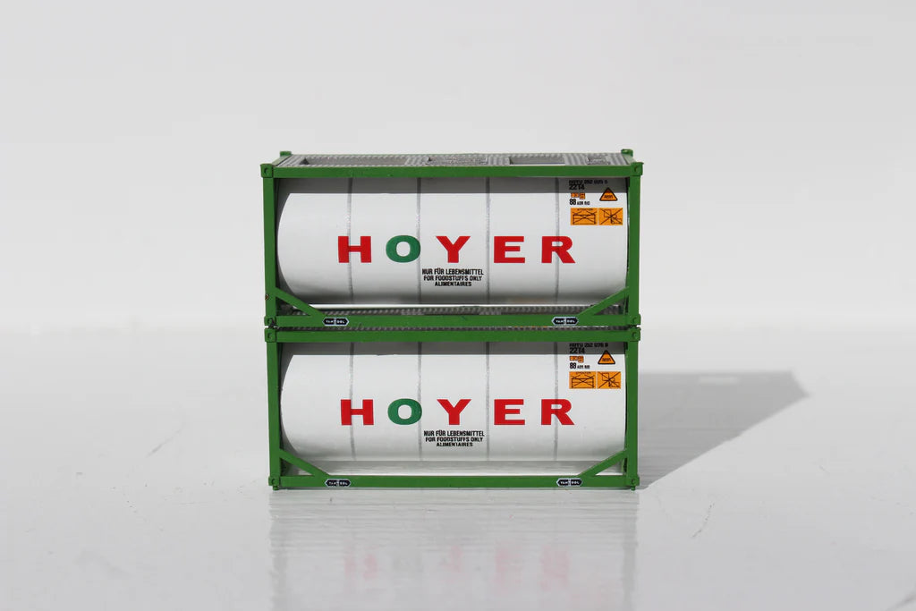 Jacksonville Terminal Co. 205209 HOYER 20′ Standard Tank Container (2 Pack)