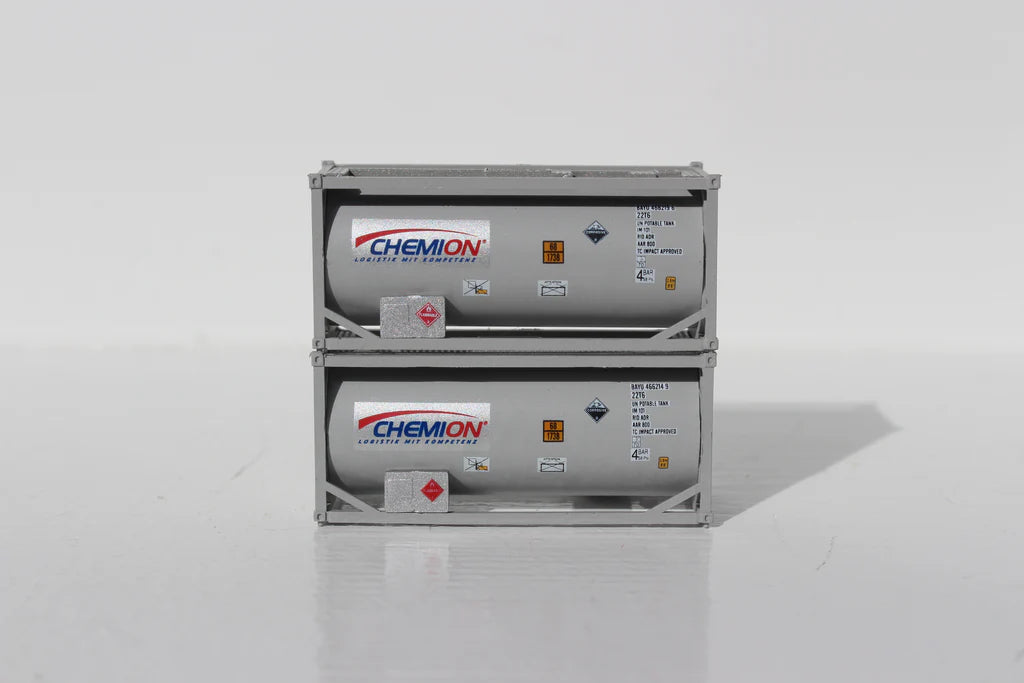 Jacksonville Terminal Co. 205210 CHEMION 20′ Standard Tank Container (2 Pack)