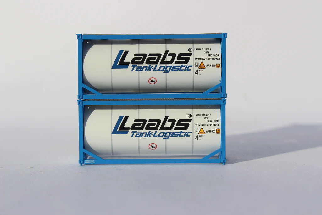 Jacksonville Terminal Co. 205236 LAABS 20′ Standard Tank Container (2 Pack)