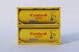 Jacksonville Terminal Co. 205243 CONTANK (Yellow) 20′ Standard Tank Container (2 Pack)