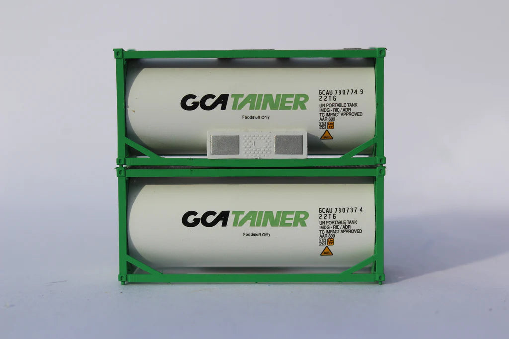 Jacksonville Terminal Co. 205245 GCA TAINER 20′ Standard Tank Container with Mechanical Unit (2 Pack)