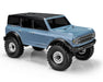 JConcepts 0437 2021 Ford Bronco 4 Door Rock Crawler Pre-Trimmed Body for 12.3" Wheelbase (Clear)