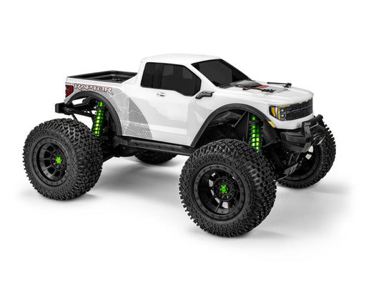 JConcepts 0460 2023 Ford Raptor Monster Truck Pre-Trimmed Body for Traxxas® X-Maxx® (Clear)