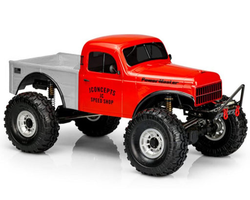 JConcepts 0482 Power Master Cab Only Rock Crawler Body for 12.3" Wheelbase (Clear)