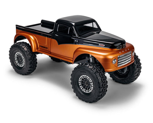 JConcepts 0668 1950 Ford® F-1 Grandpa 1/10 Rock Crawler Body for 12.3" Wheelbase (Clear)