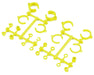 JConcepts 2295Y Yellow Big Bore Shock Limiter Kit for Traxxas 1/10 2WD/4WD (24)