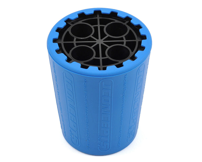 JConcepts 2371B Blue/Black Exo 1/10th 12mm Shock Stand & Cup