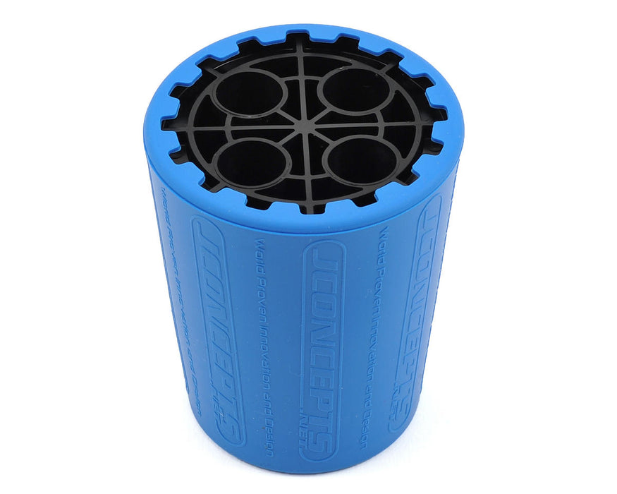 JConcepts 2371B Blue/Black Exo 1/10th 12mm Shock Stand & Cup