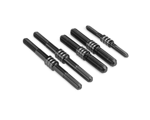 JConcepts 2584B Black Mugen MBX-8 Fin Titanium Turnbuckle Set (5 Pack)