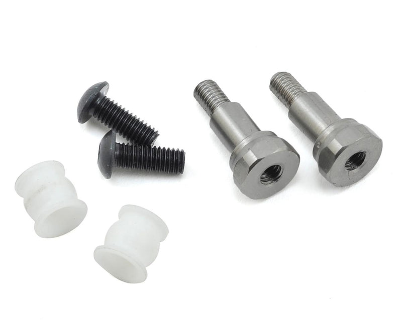 JConcepts 2599T B6/B6D Fin Short Titanium Shock Standoffs with Bushing