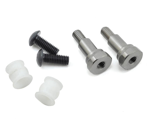 JConcepts 2599T B6/B6D Fin Short Titanium Shock Standoffs with Bushing