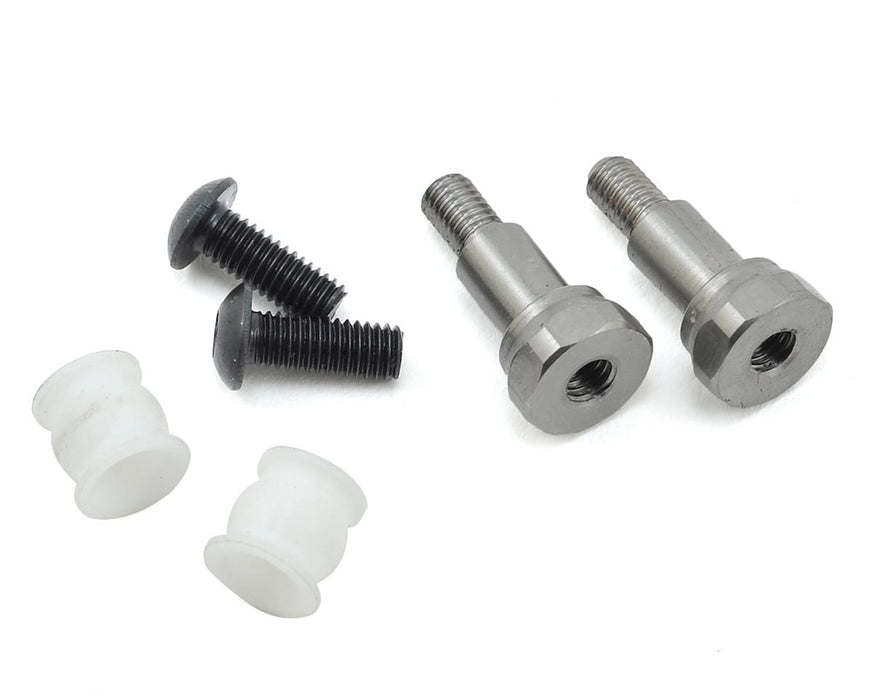 JConcepts 2599T B6/B6D Fin Short Titanium Shock Standoffs with Bushing