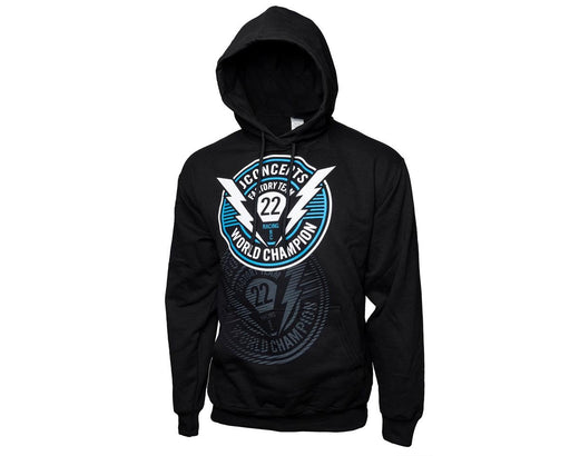 JConcepts 2973M Black Forward Pursuit 2022 Hoodie Sweatshirt (M)