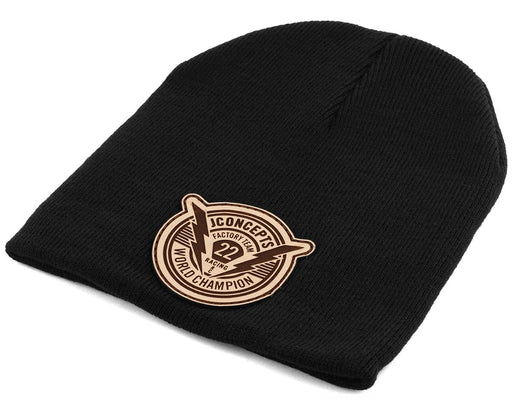 JConcepts 2976B Black "Forward Pursuit" 2022 Beanie (One Size Fits Most)