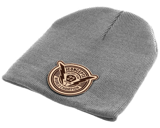 JConcepts 2976G Grey "Forward Pursuit" 2022 Beanie (One Size Fits Most)